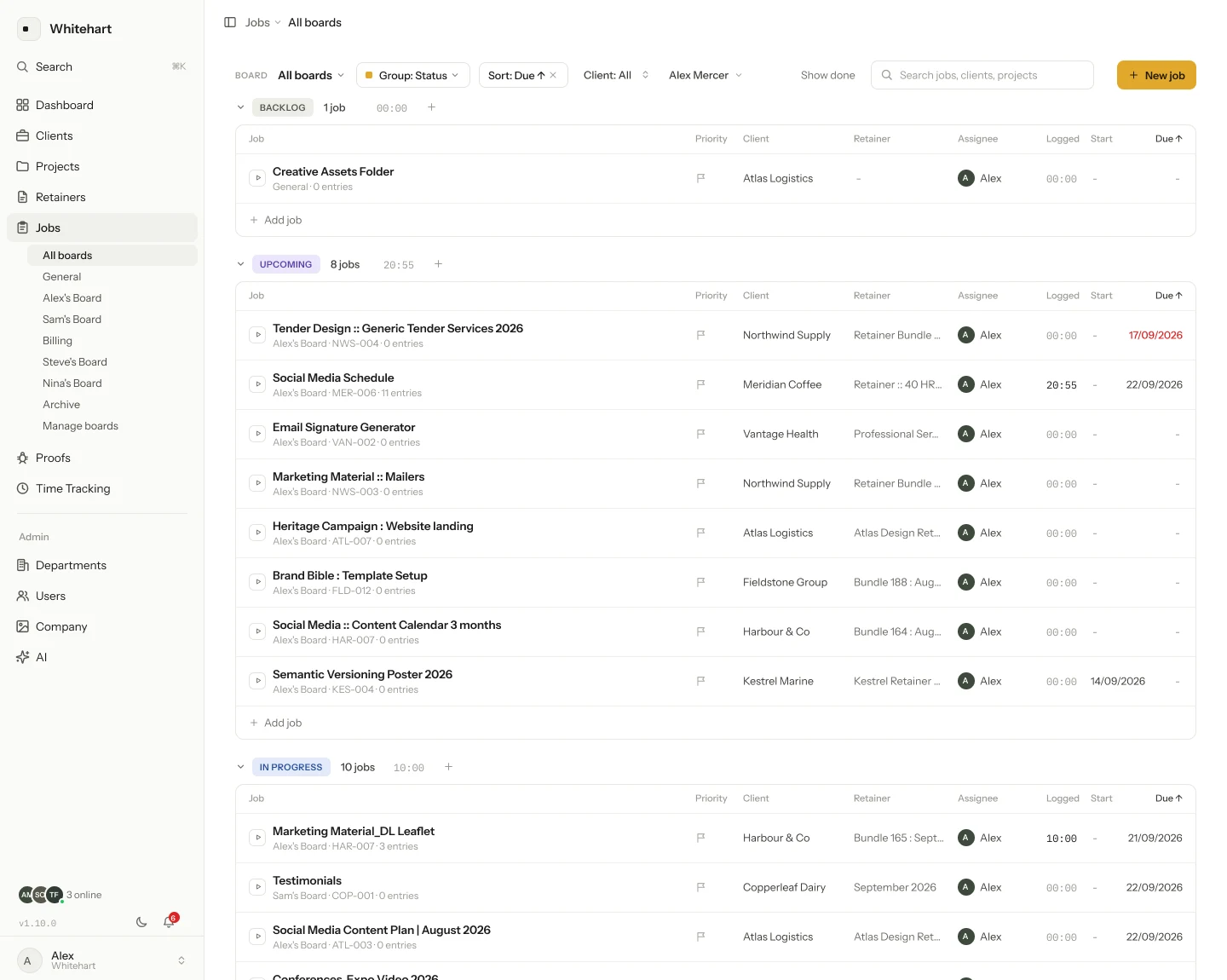 Tandem jobs board